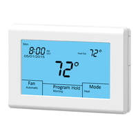 Controls PROGRAMMABLE TOUCHSCREEN THERMOSTAT