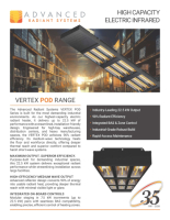 The Vertex Electric The Vertex POD Electric Heater Range Brochure